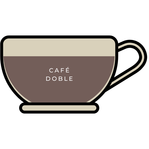 Cafe doble espresso o doppio