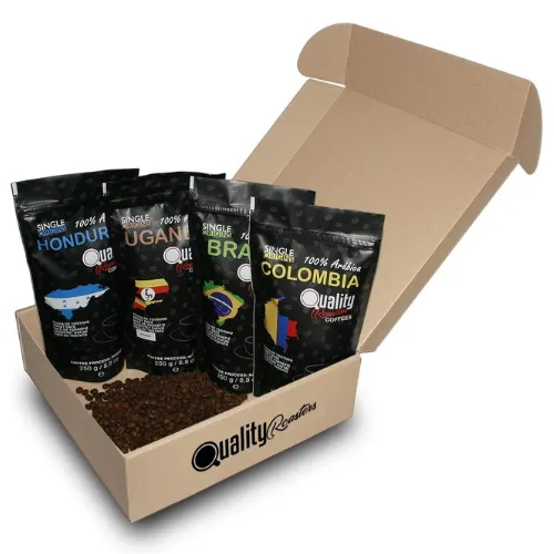 Quality roasters coffes cafe en grano natural 100% arabica