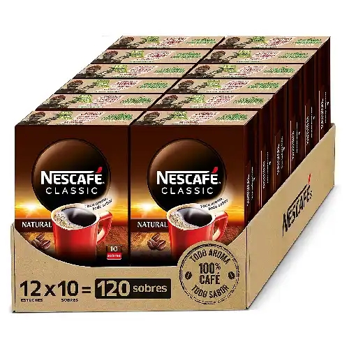 Sobres cafe soluble nescafe classic