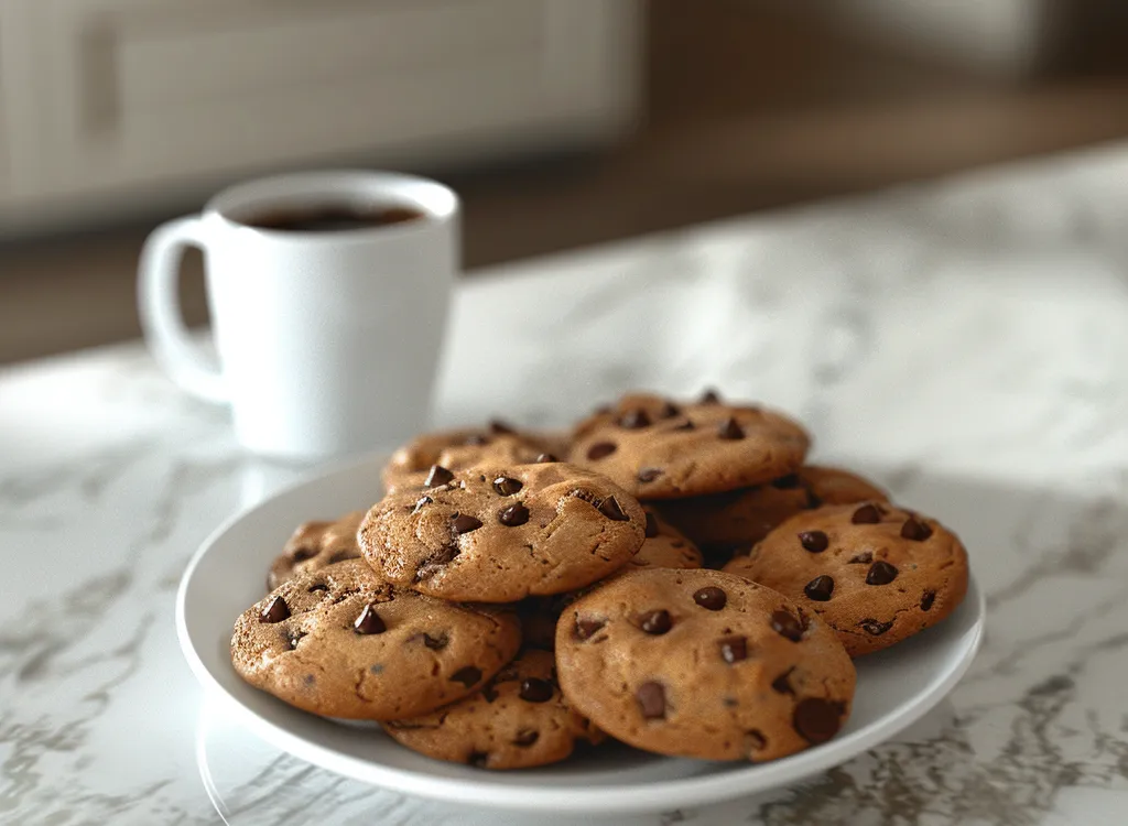 Receta galletas de chocolate y café