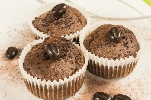 Muffins de cafe y chocolate