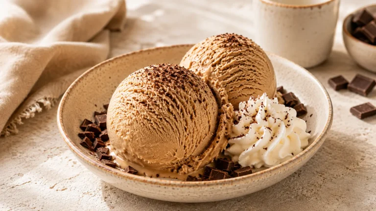 receta helado de café