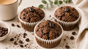 receta muffins de café y chocolate