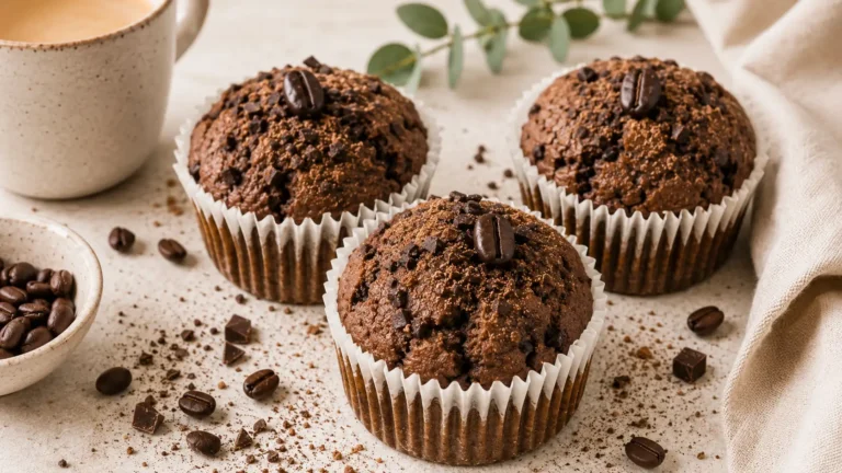 receta muffins de café y chocolate
