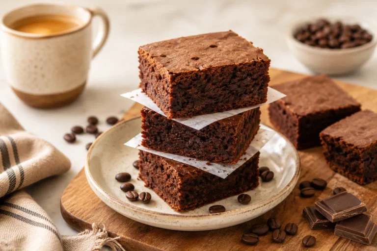 receta de brownie de café