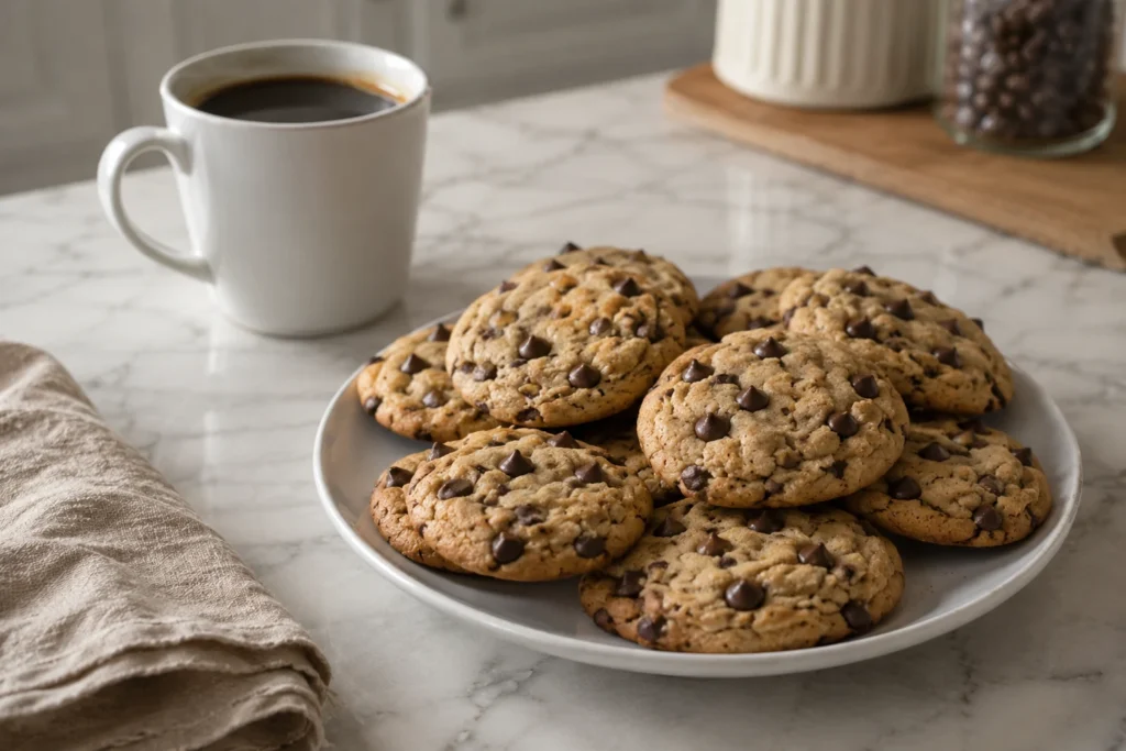receta galletas de café y chocolate