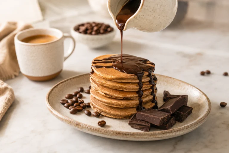 Receta tortitas o pancakes de café
