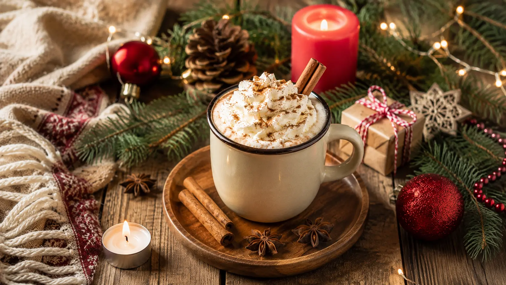 Receta ponche navideño de café