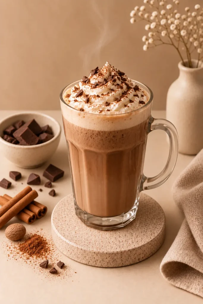 receta cafe con chocolate y especias