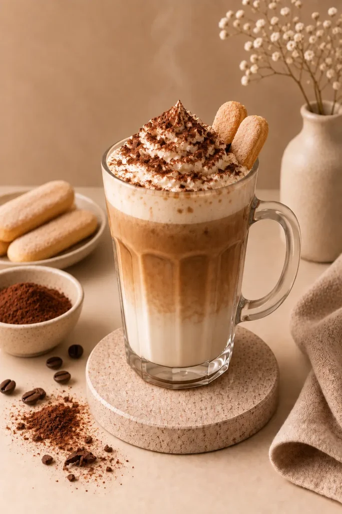 receta tiramisu latte
