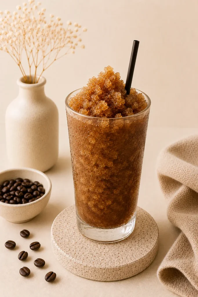 receta granizado de cafe